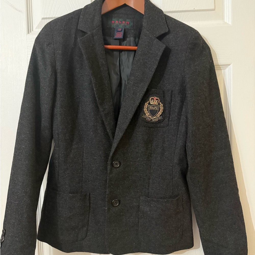 Ralph Lauren women’s dark Gray Blazer size XS - Picture 3 of 8